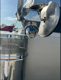Angled mirror bracket