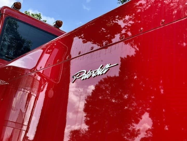 Stainless Peterbilt Logo